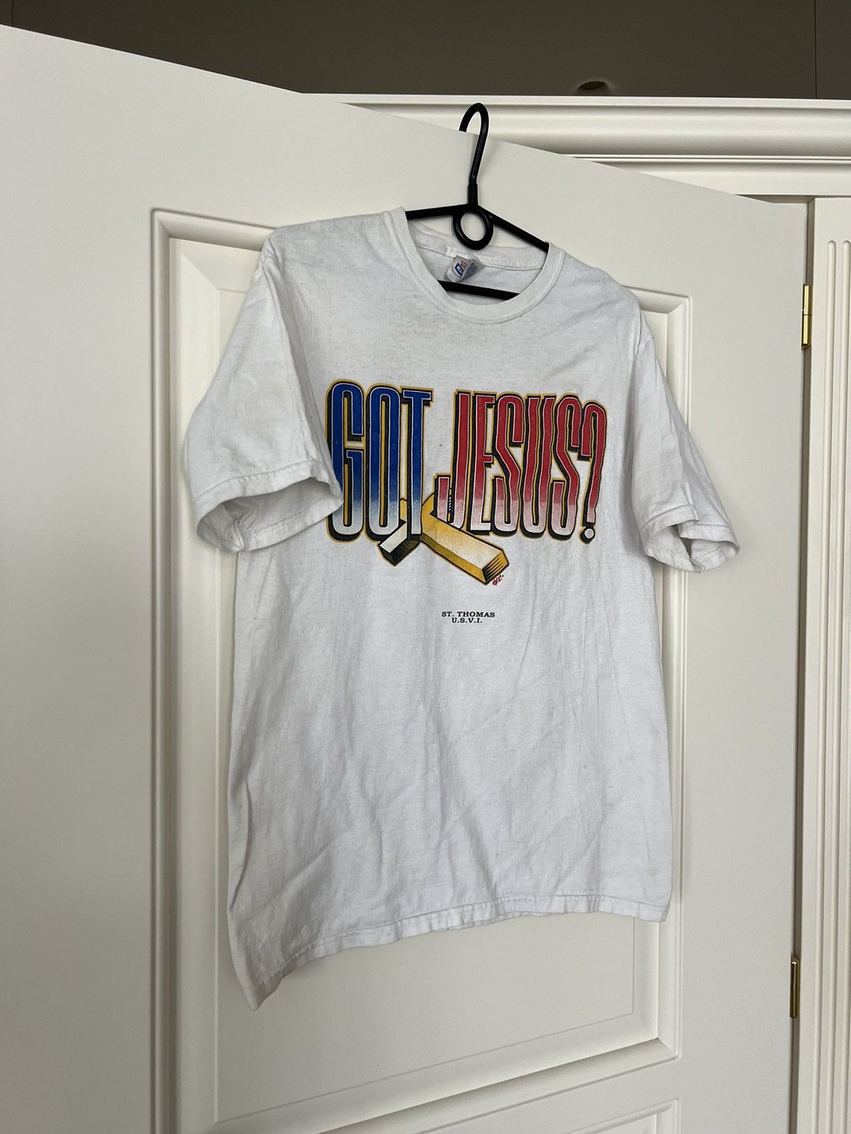 Vintage Vintage 💥 God Jesus T-Shirt Tee Size US M / EU 48-50 / 2 - 3 Thumbnail
