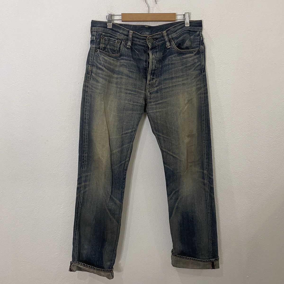 OMNIGOD Vintage Omnigod Slevedge Denim Jeans Size US 33 - 1 Thumbnail