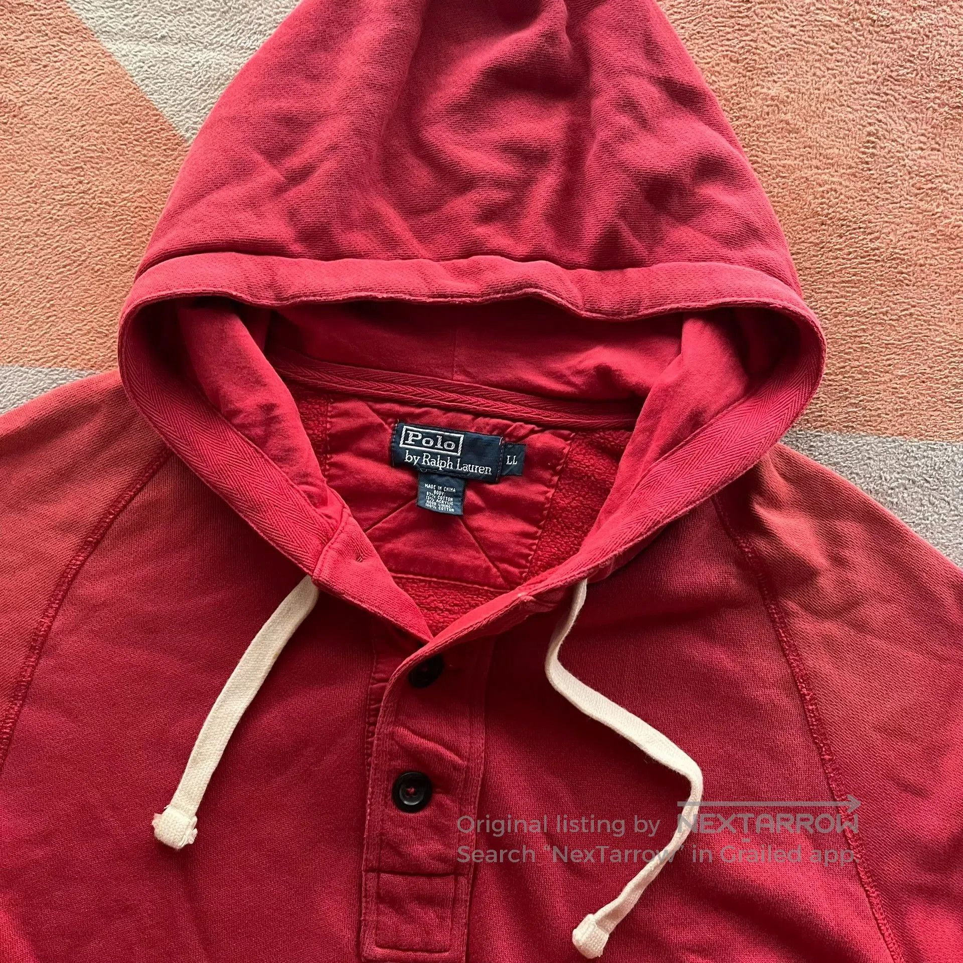Polo Ralph Lauren Ralph Lauren RL Polo Red Hoodie. Size US L / EU 52-54 / 3 - 3 Thumbnail