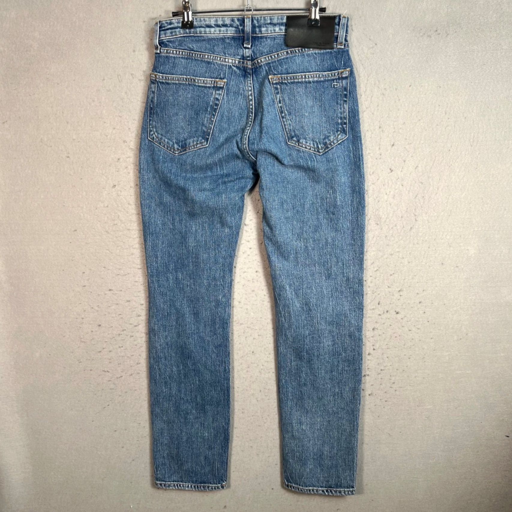 Rag & Bone VINTAGE Rag & Bone Womens Size 24 Rosa Mid-Rise Boyfriend Jeans Distressed Denim Blue Size 42" / US 20 - 2 Thumbnail