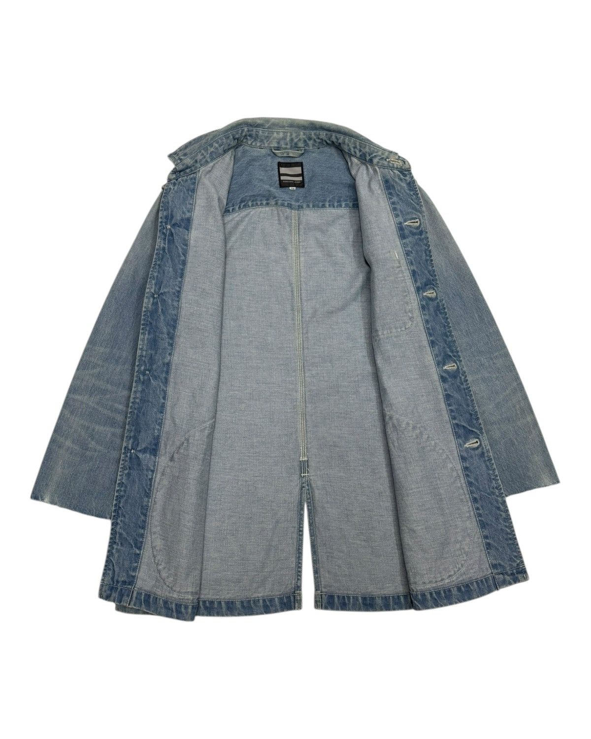 Blue Blue Japan × Evisu × Momotaro Jeans 🔥MOMOTARO JAPAN BLUE DENIM CHORE JACKET Size US M / EU 48-50 / 2 - 3 Thumbnail