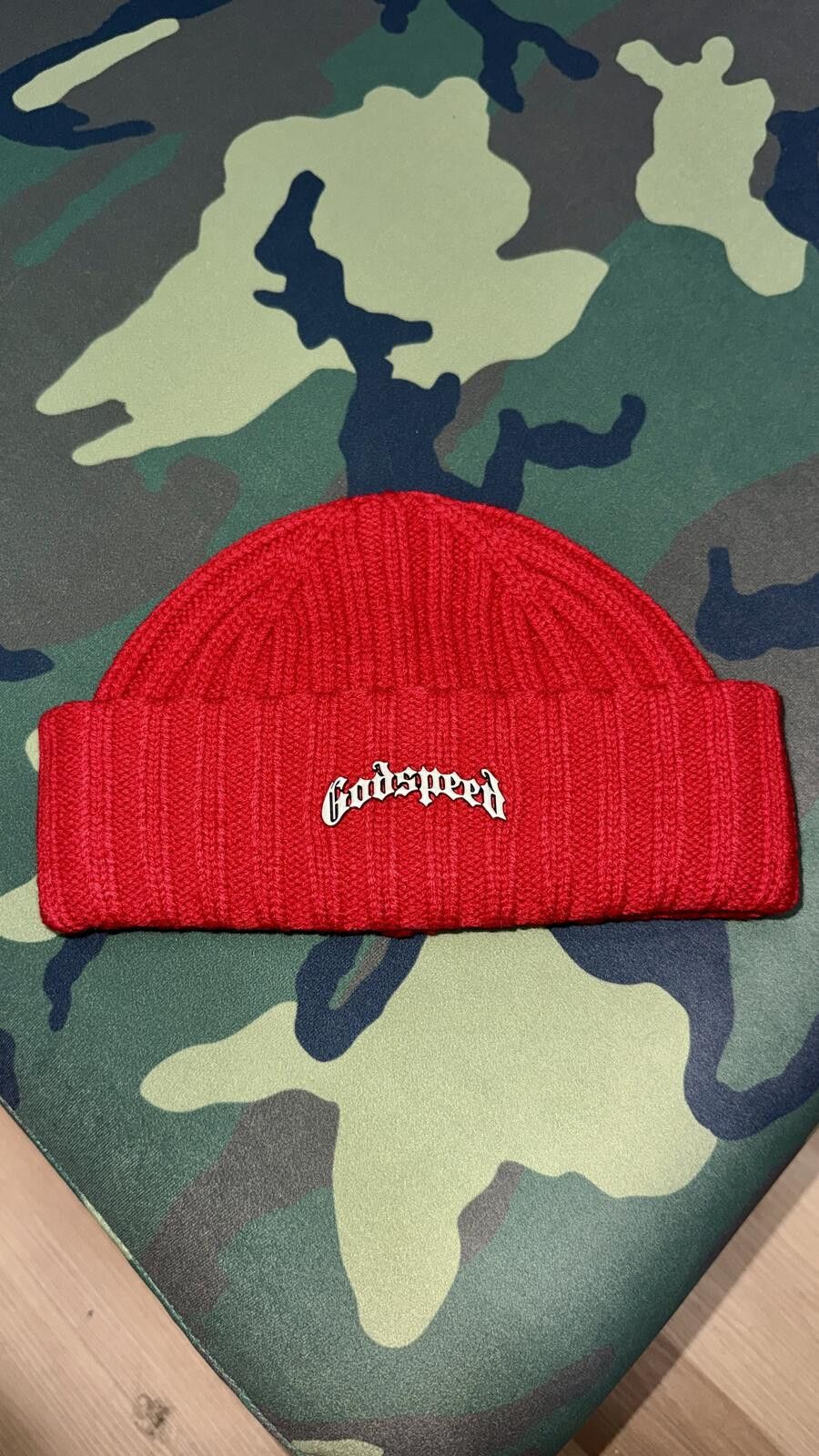 Godspeed Godspeed Red OG Logo Beanie Size ONE SIZE - 1 Thumbnail