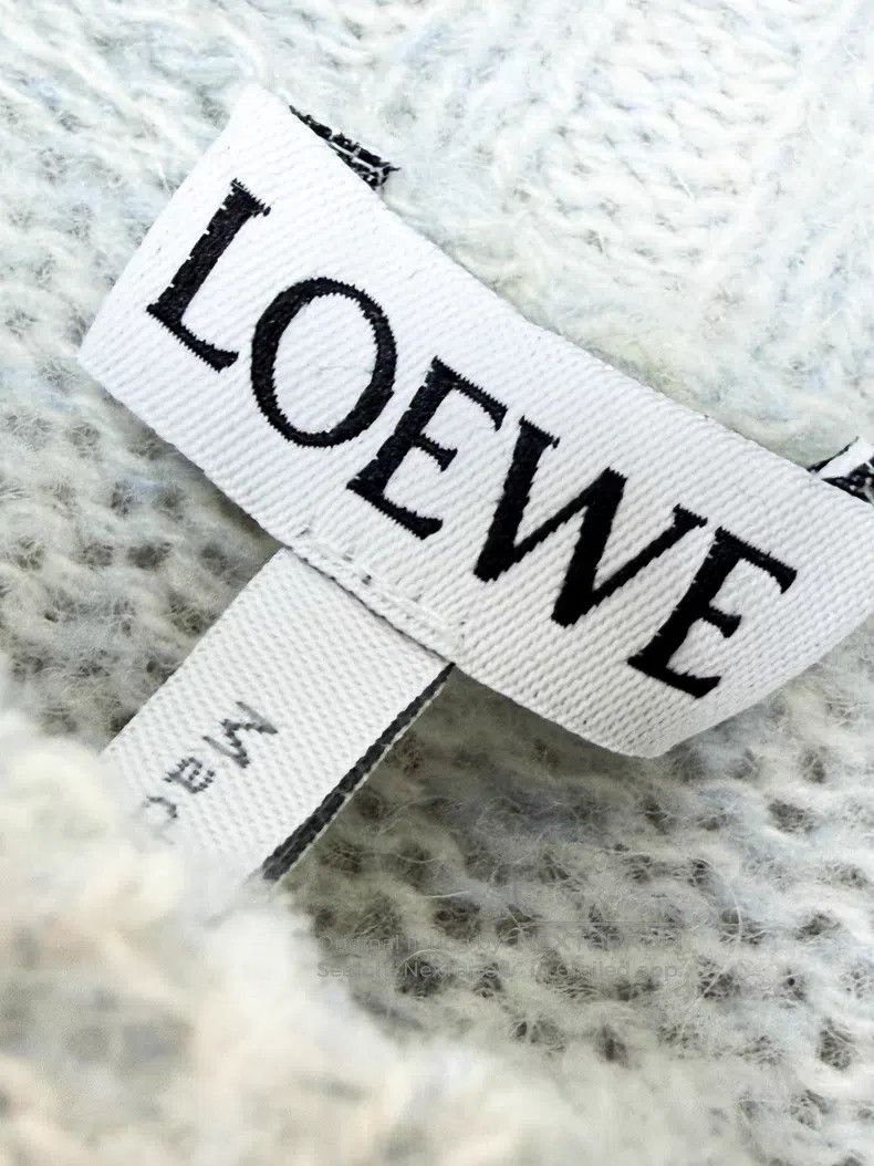 Loewe Loewe Haze Blue Grey Baby Penguin Embroidered Sweater Size S / US 4 / IT 40 - 5 Thumbnail