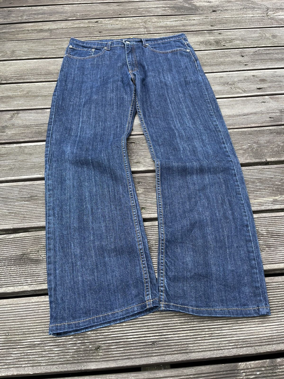 Levi's × Vintage Vintage Beauty Levis Jeans Pants Tab Navy Blue Size US 34 / EU 50 - 8 Thumbnail