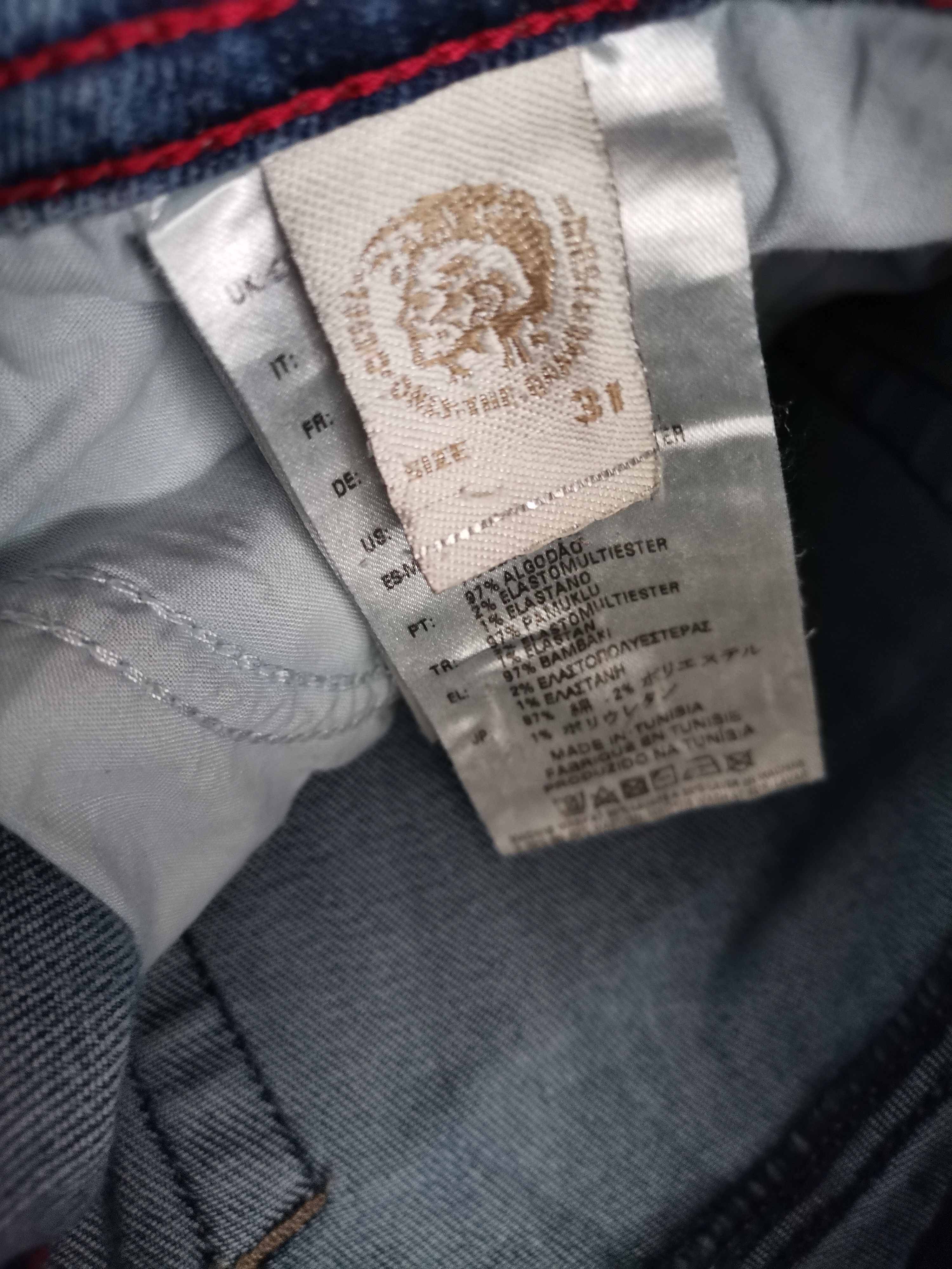 Diesel Diesel Tepphar Distressed Jeans Size US 31 - 4 Thumbnail