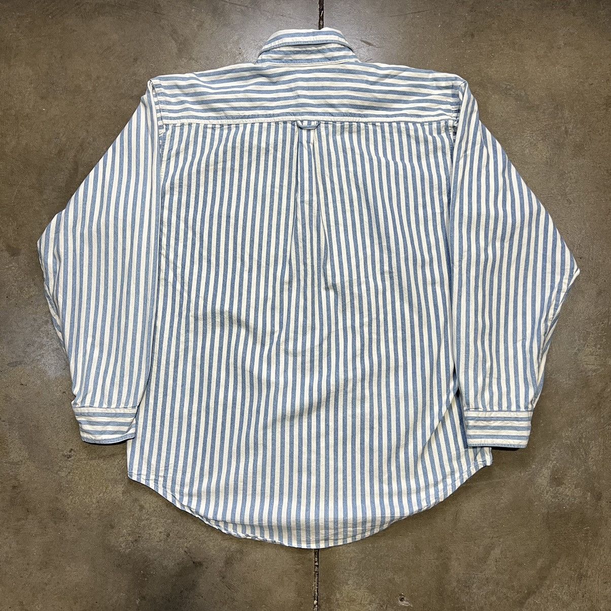 American Eagle Outfitters × Vintage Vintage Y2K American Eagle Hickory Striped Button Up Shirt Size US L / EU 52-54 / 3 - 7 Thumbnail