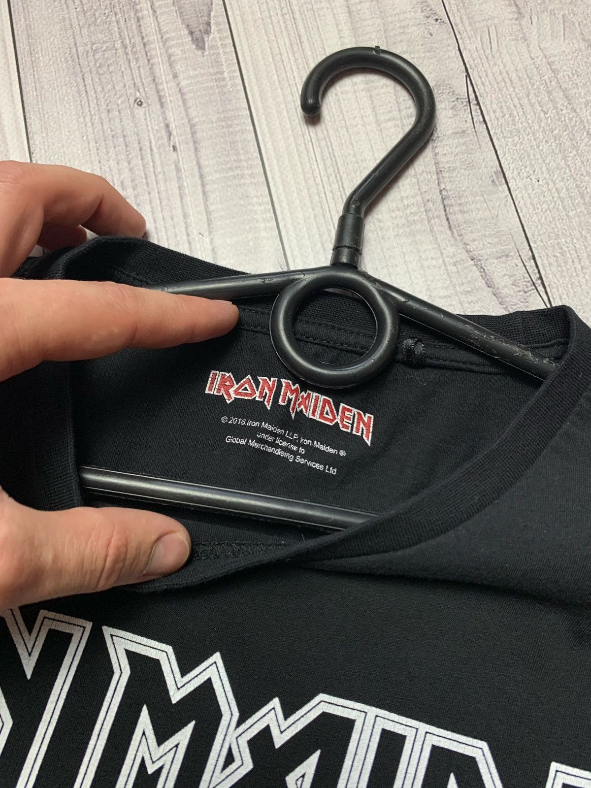 Band Tees × Iron Maiden × Vintage Iron maiden vintage T-shirt Size M Size US M / EU 48-50 / 2 - 4 Thumbnail