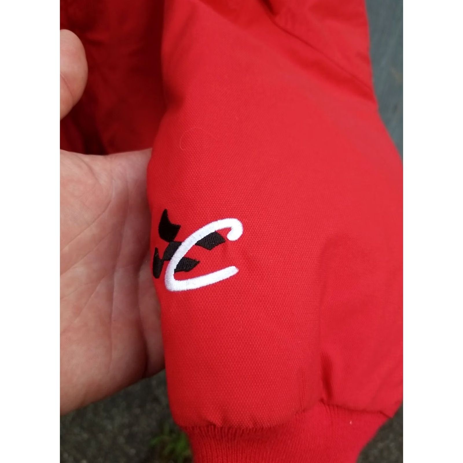 Chase Authentics VTG Chase Authentics Dodge NASCAR Racing Bill Elliot 9 Men's Jacket Large Red Nylon Windbreaker 1/2 Zip Size US L / EU 52-54 / 3 - 3 Thumbnail