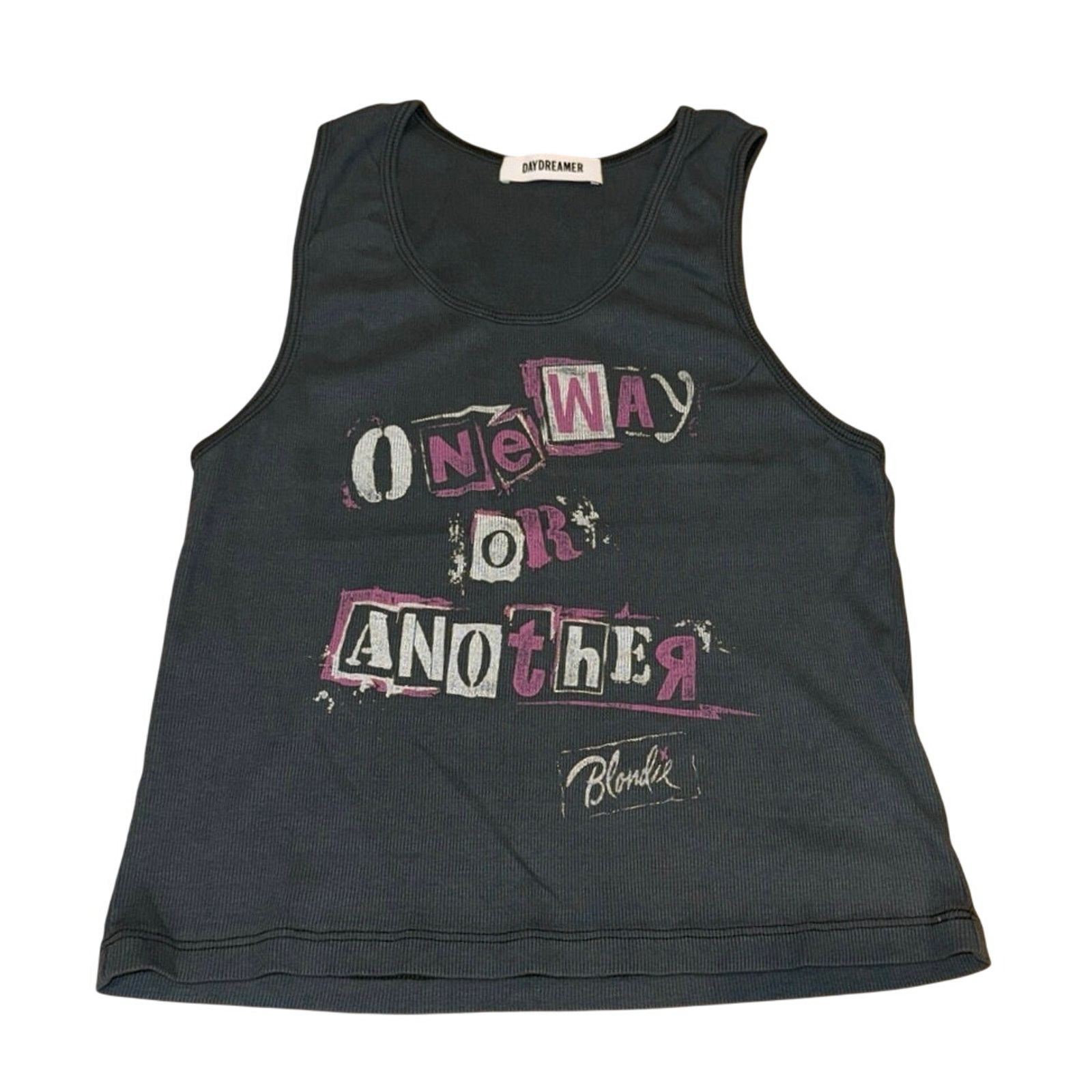 Daydreamer DAYDREAMER Blondie One Way or Another Shrunken Crop Tank XL Size XL / US 12-14 / IT 48-50 - 10 Thumbnail