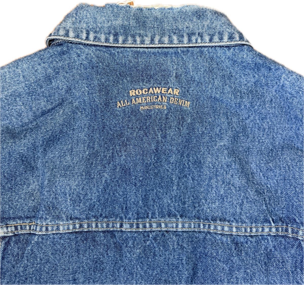 Rocawear Vintage Rocawear Heavy Denim Jacket Size US L / EU 52-54 / 3 - 7 Thumbnail
