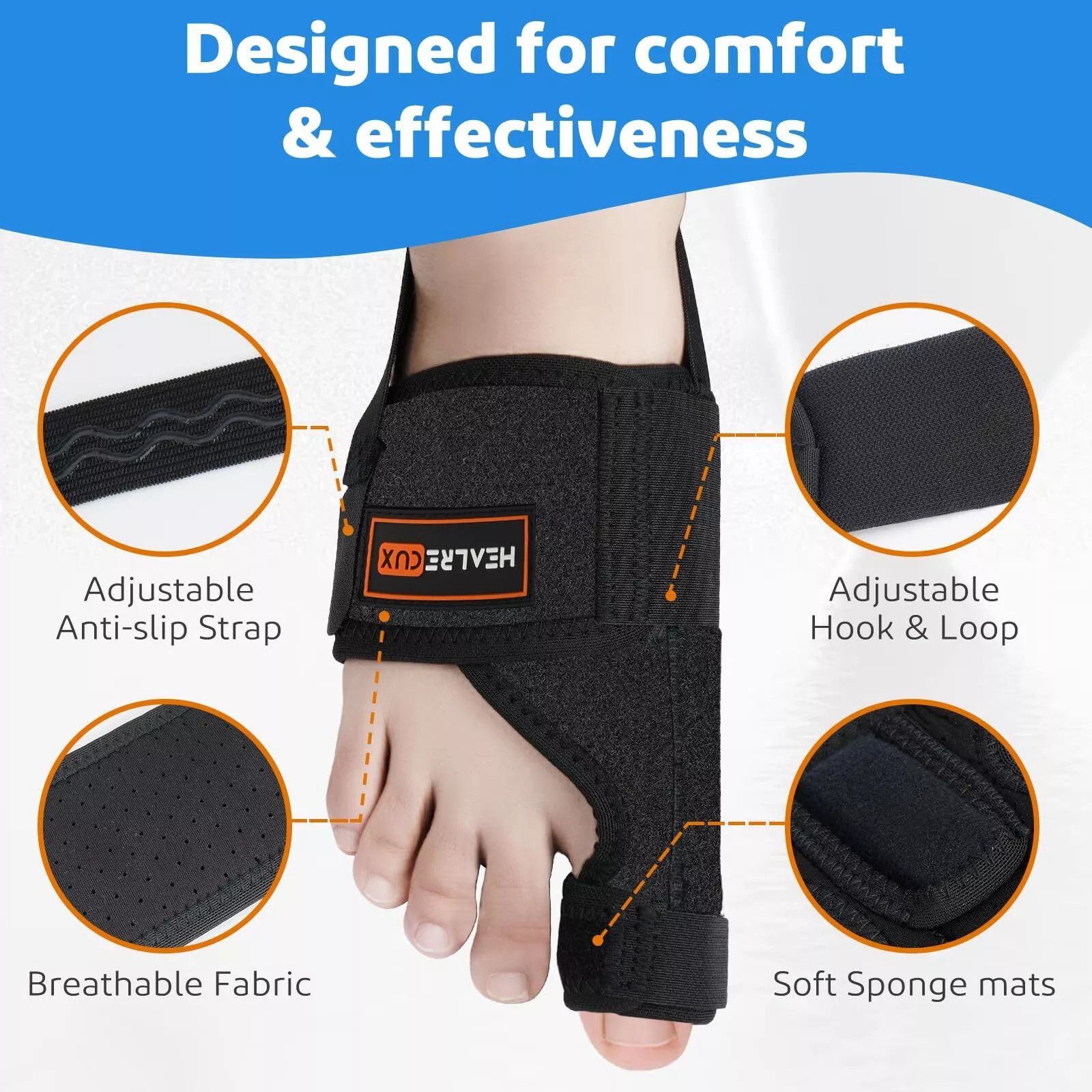 Other Healrecux Bunion Corretor for Men/Women - Factory Sealed Size ONE SIZE - 3 Thumbnail