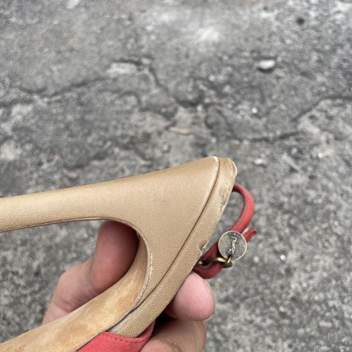 Yves Saint Laurent YSL palais scamossia sandal platform heel yves saint laurent Size US 6 / IT 36 - 10 Thumbnail