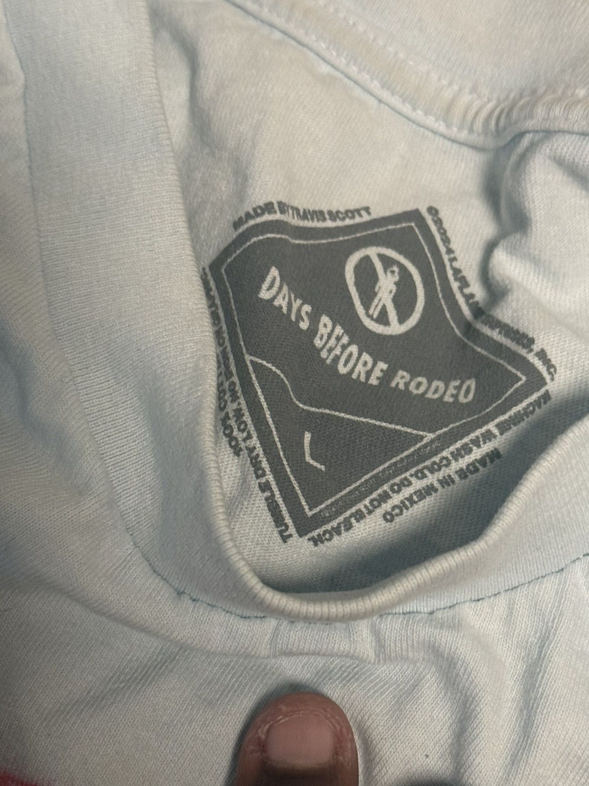 Travis Scott Travis Scott Days Before Rodeo tee Size US L / EU 52-54 / 3 - 4 Thumbnail