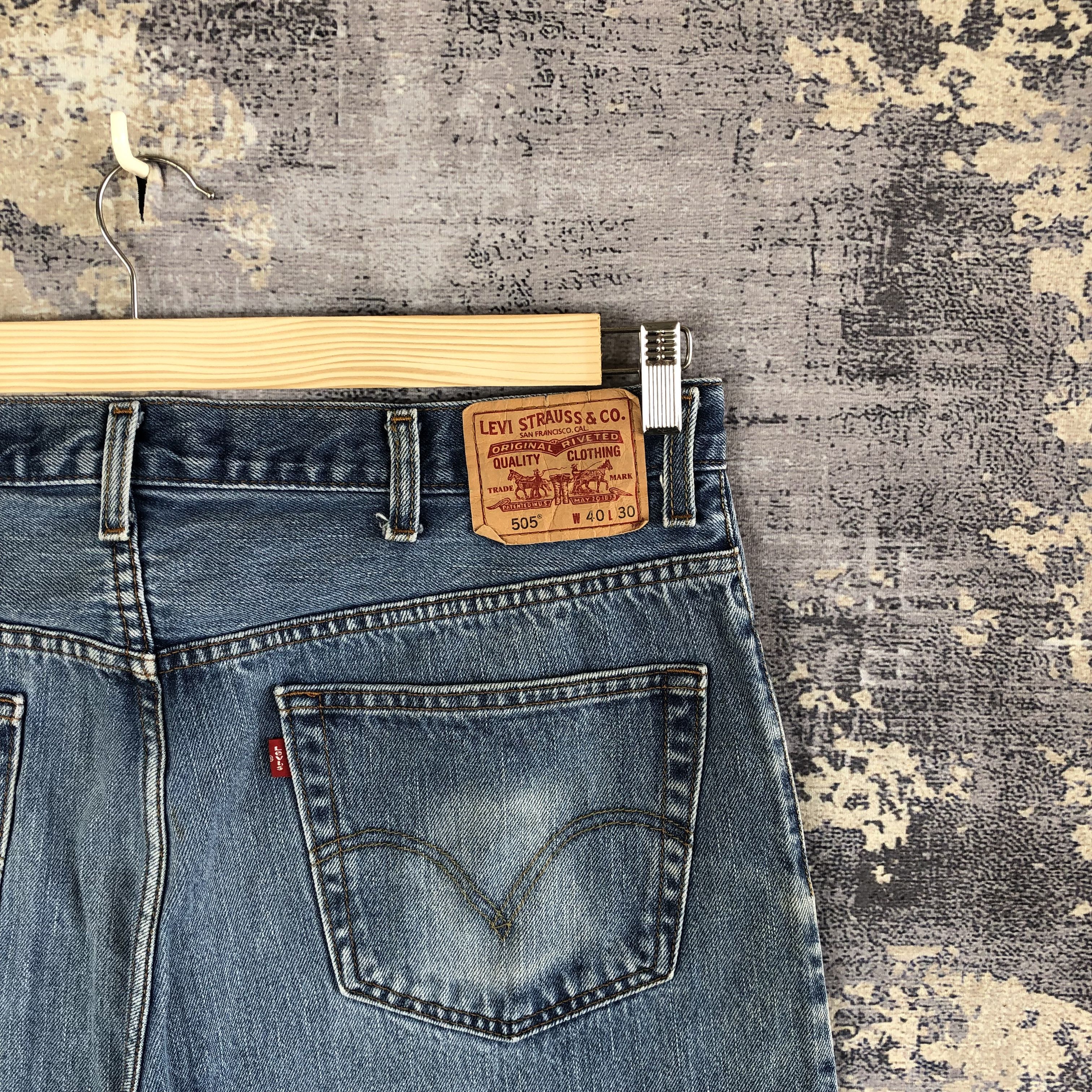 Levi's Vintage Levis 505 Faded Baggy Jeans Levi's Earth Tone Denim Size US 38 / EU 54 - 5 Thumbnail