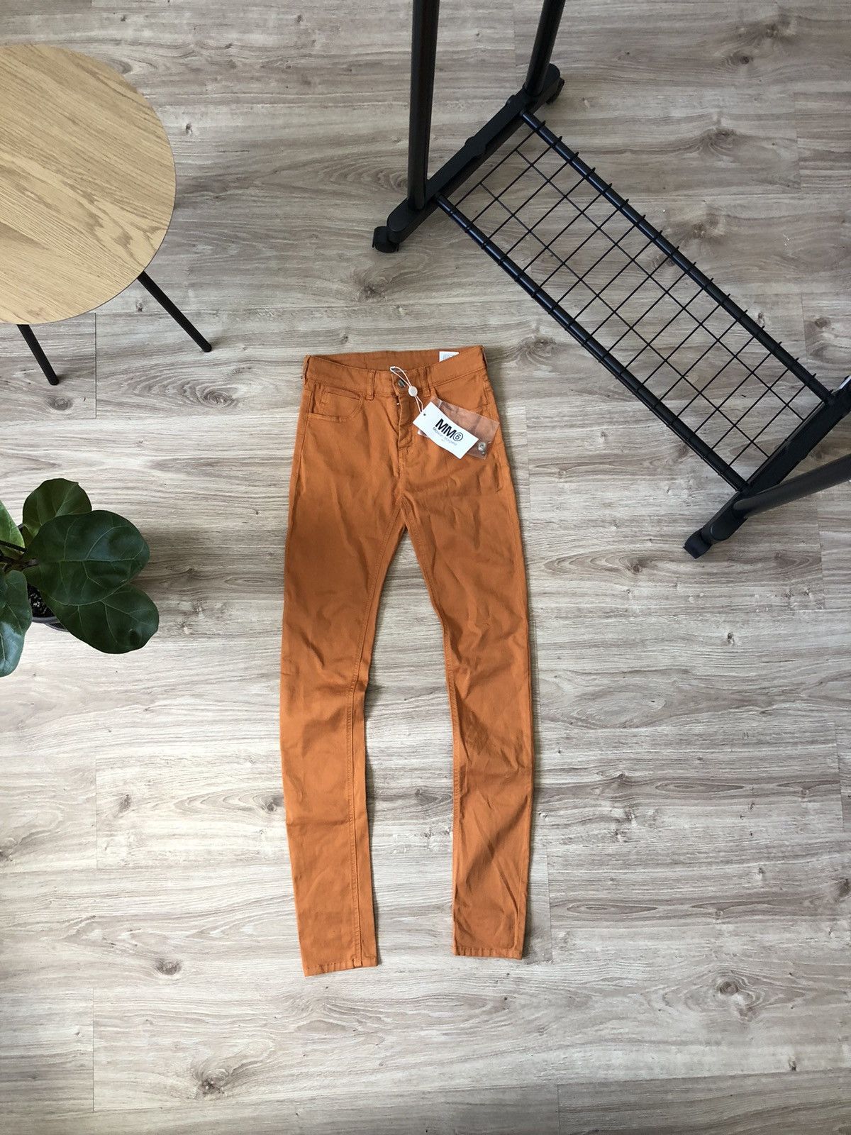 Maison Margiela Maison Margiela MM6 Ivory Skinny Pants Size 26" / US 2 / IT 38 - 1 Thumbnail