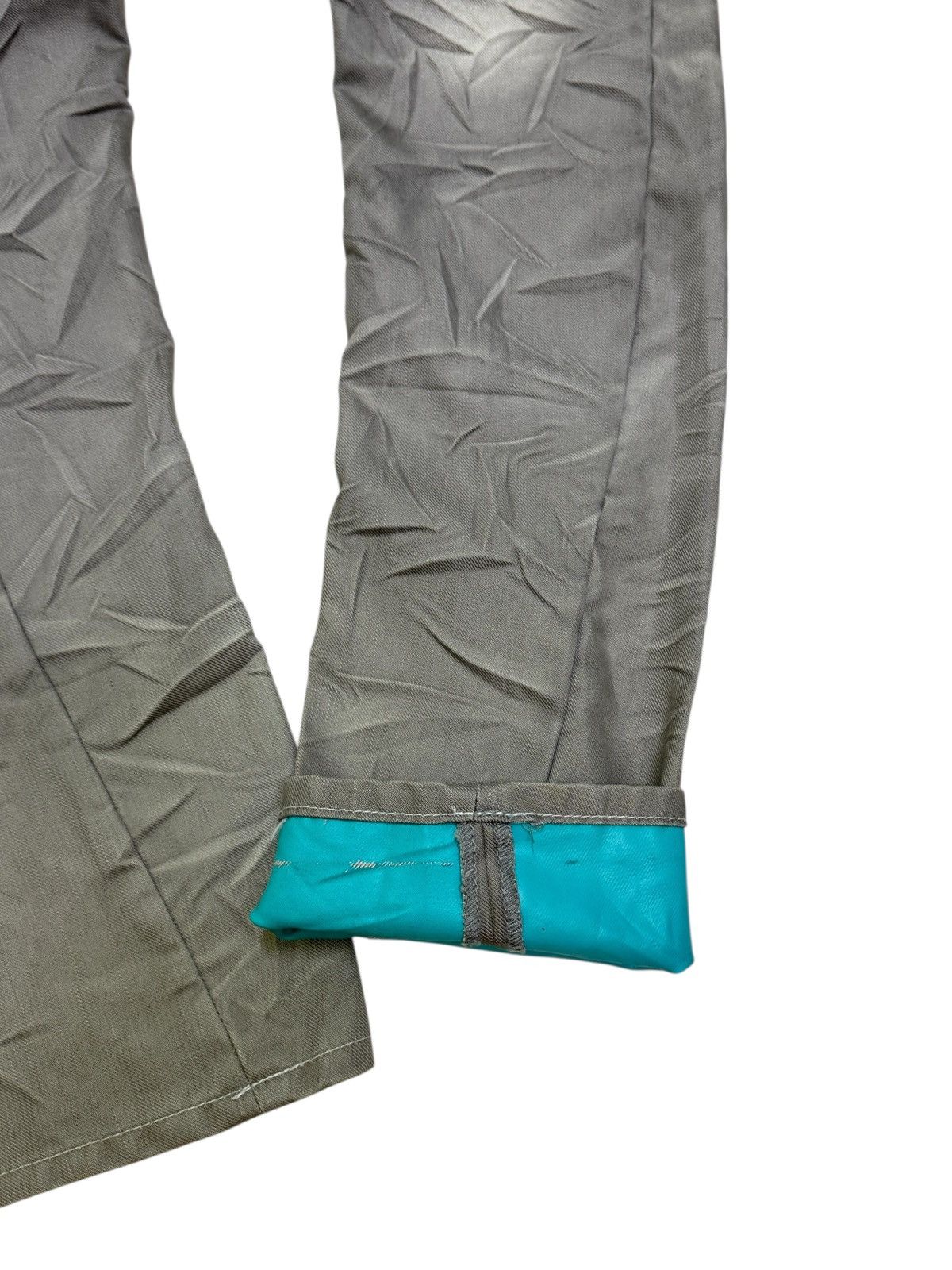 If Six Was Nine Lab Industries Wrinkled Effect Grey Pants Y2K Style Size US 28 / EU 44 - 6 Thumbnail