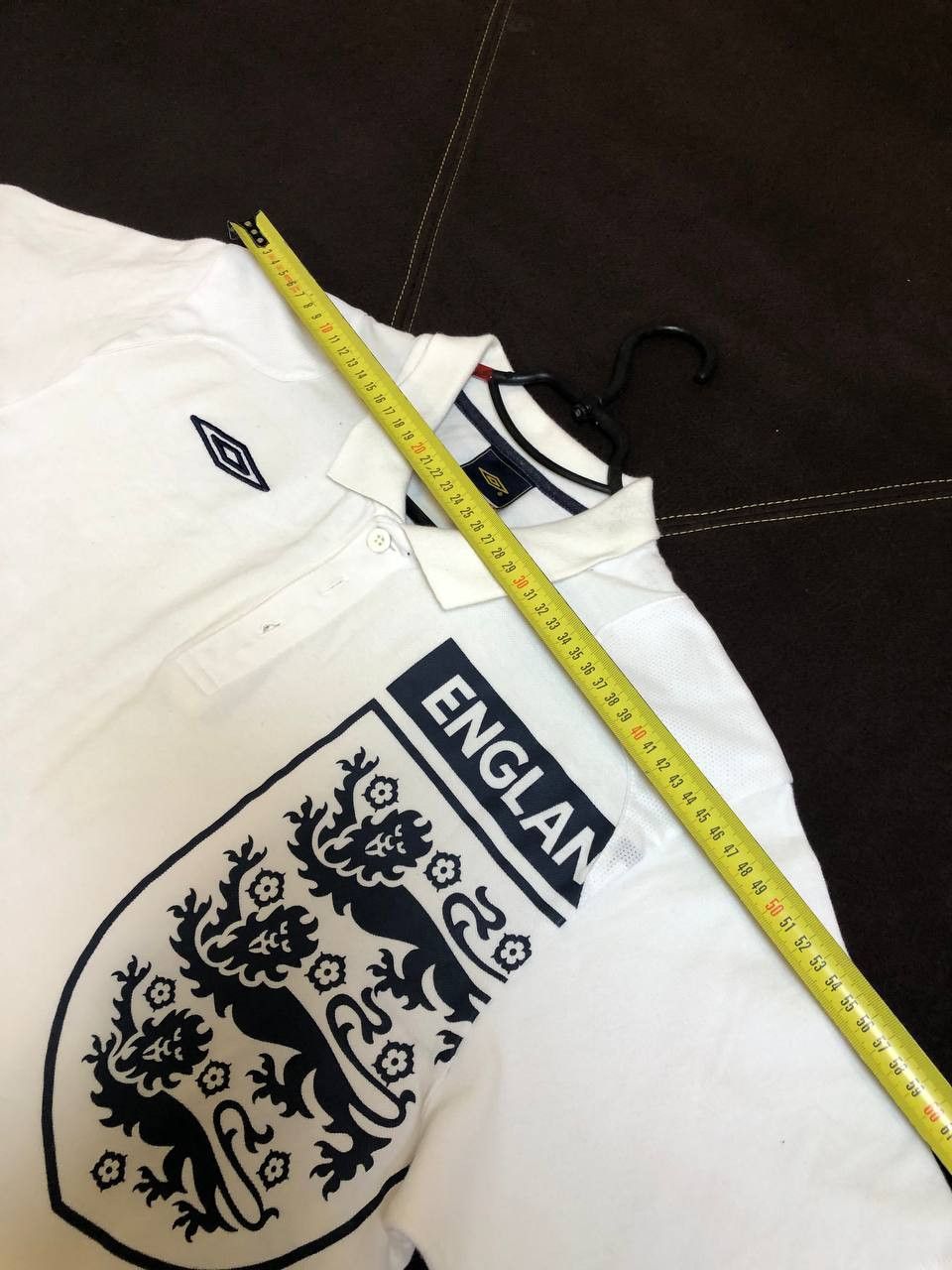 Umbro ENGLAND TEAM FOOTBALL POLO SHIRT JERSEY TRAINING UMBRO Size US L / EU 52-54 / 3 - 10 Thumbnail