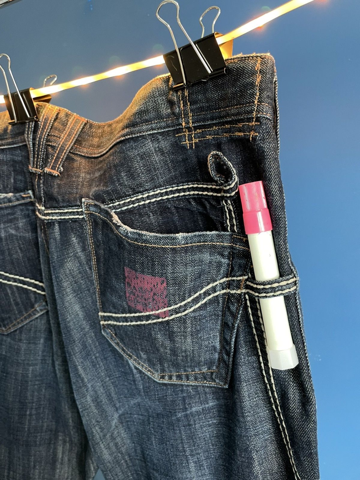 Marithe + Francois Girbaud Marithe Francois Girbaud Wide Jeans Size US 36 / EU 52 - 16 Thumbnail