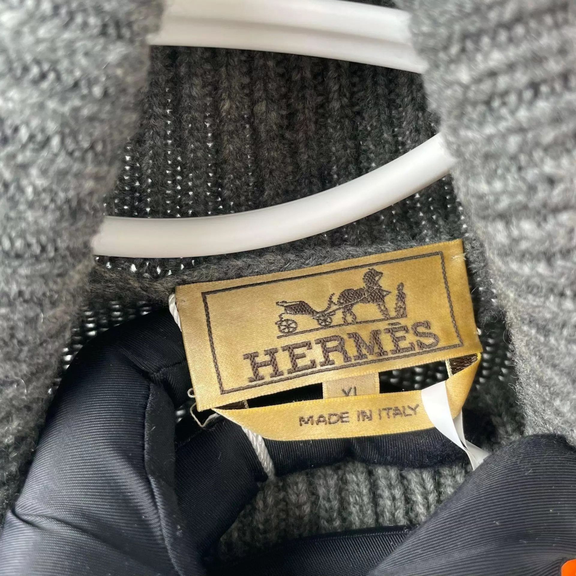 Hermes Hermès cashmere sweater XL gray Size US XL / EU 56 / 4 - 4 Thumbnail