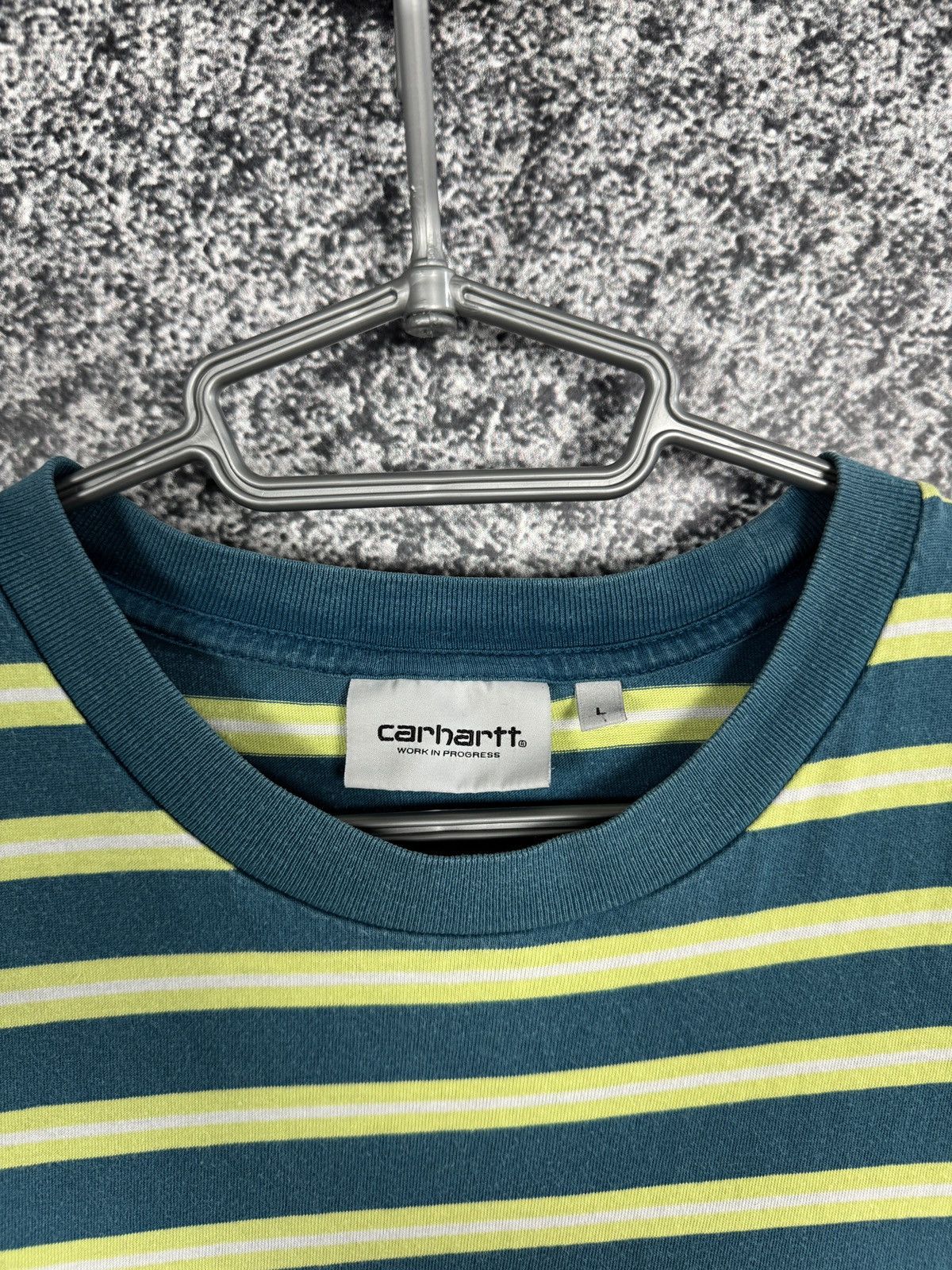 Carhartt Men’s Carhartt S/S Oakland Striped T-Shirt Streetwear Size L Size US L / EU 52-54 / 3 - 7 Thumbnail