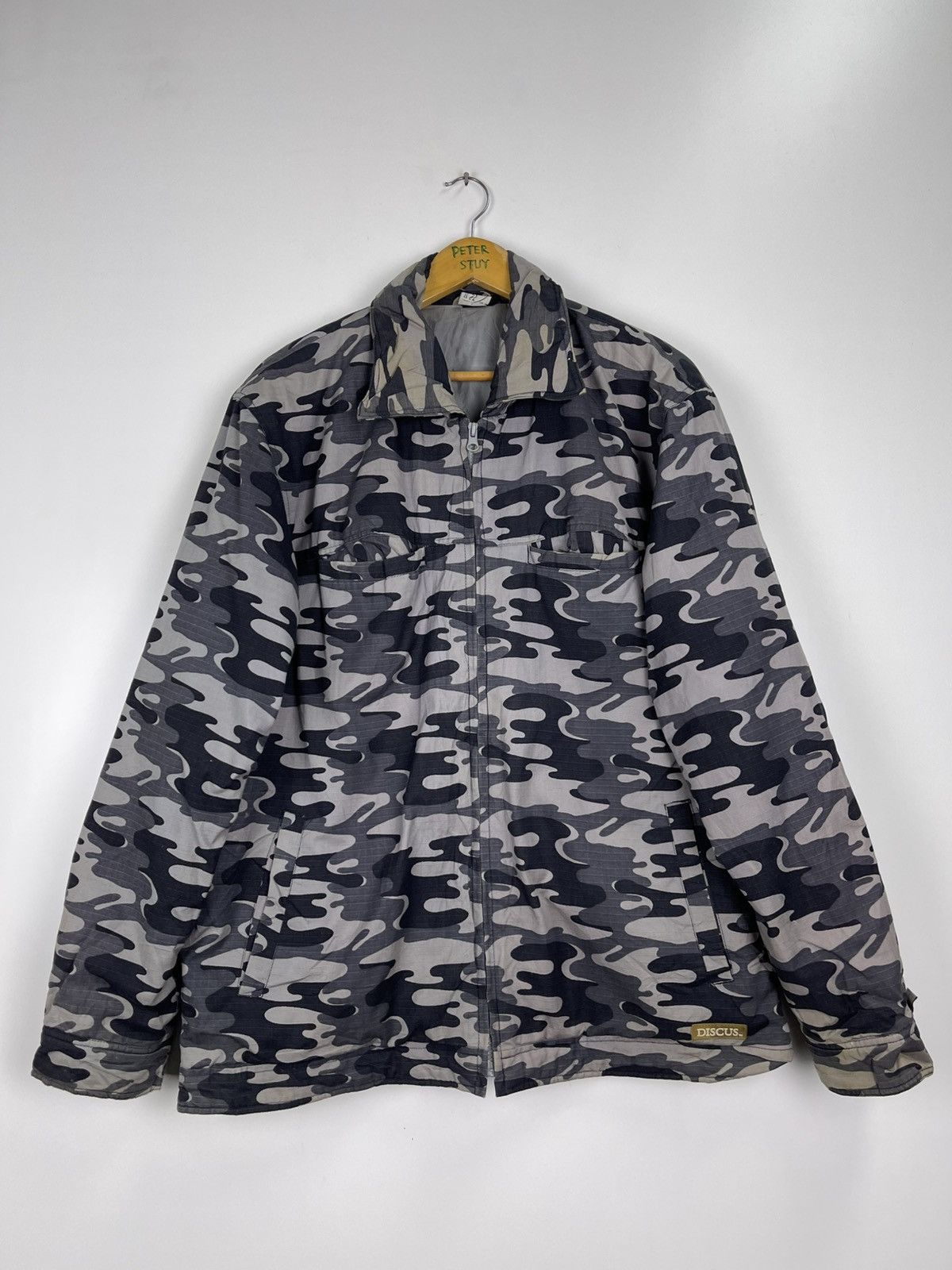 Japanese Brand Discus camo Hunting Jacket Size US L / EU 52-54 / 3 - 3 Thumbnail