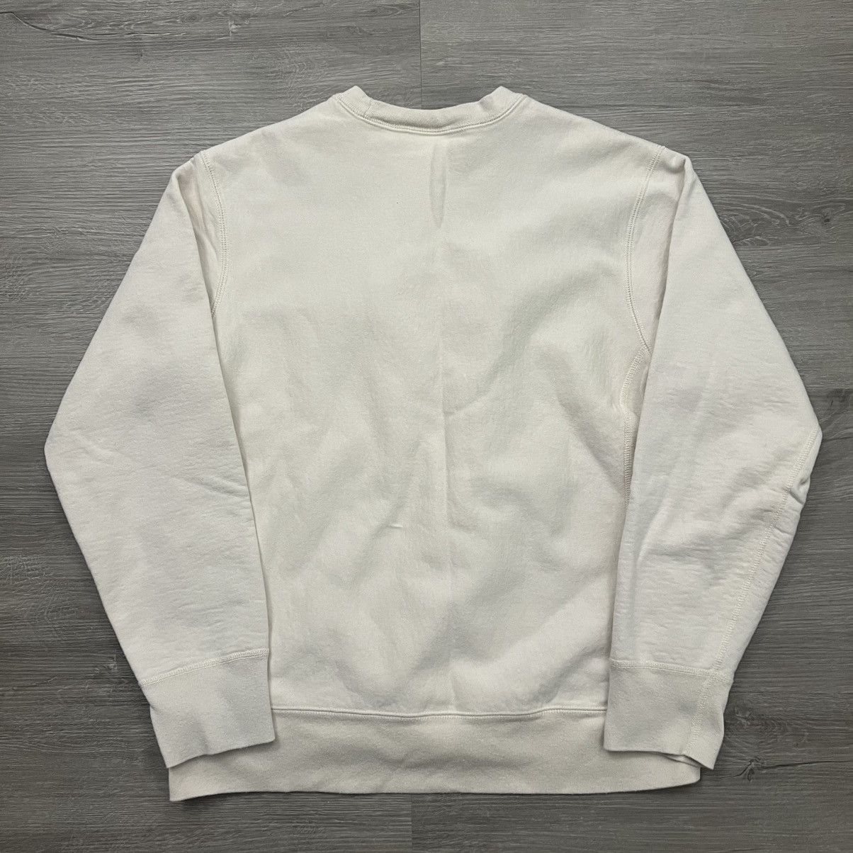 Supreme Supreme Box Logo Crewneck Natural FW18 Size US M / EU 48-50 / 2 - 8 Thumbnail