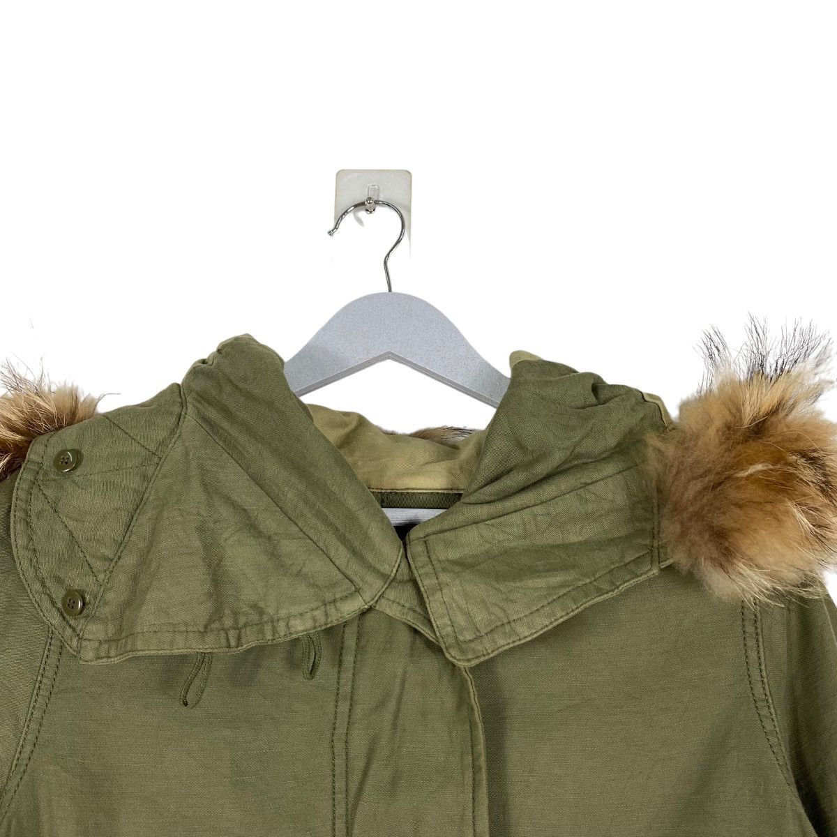 ADAM ET ROPE × Japanese Brand 1990 Adam et Rope Fishtail Parka Long Jacket Fur Hoodie Size US M / EU 48-50 / 2 - 5 Thumbnail