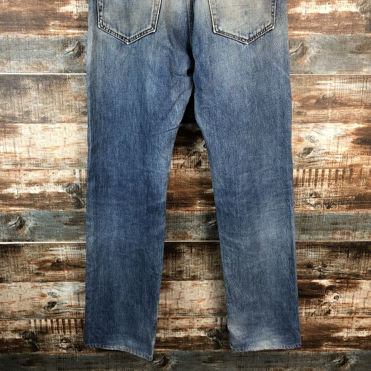 Johnbull DLL John Bull Blue Distressed ripped denim Pants #C137 Size US 31 - 16 Thumbnail