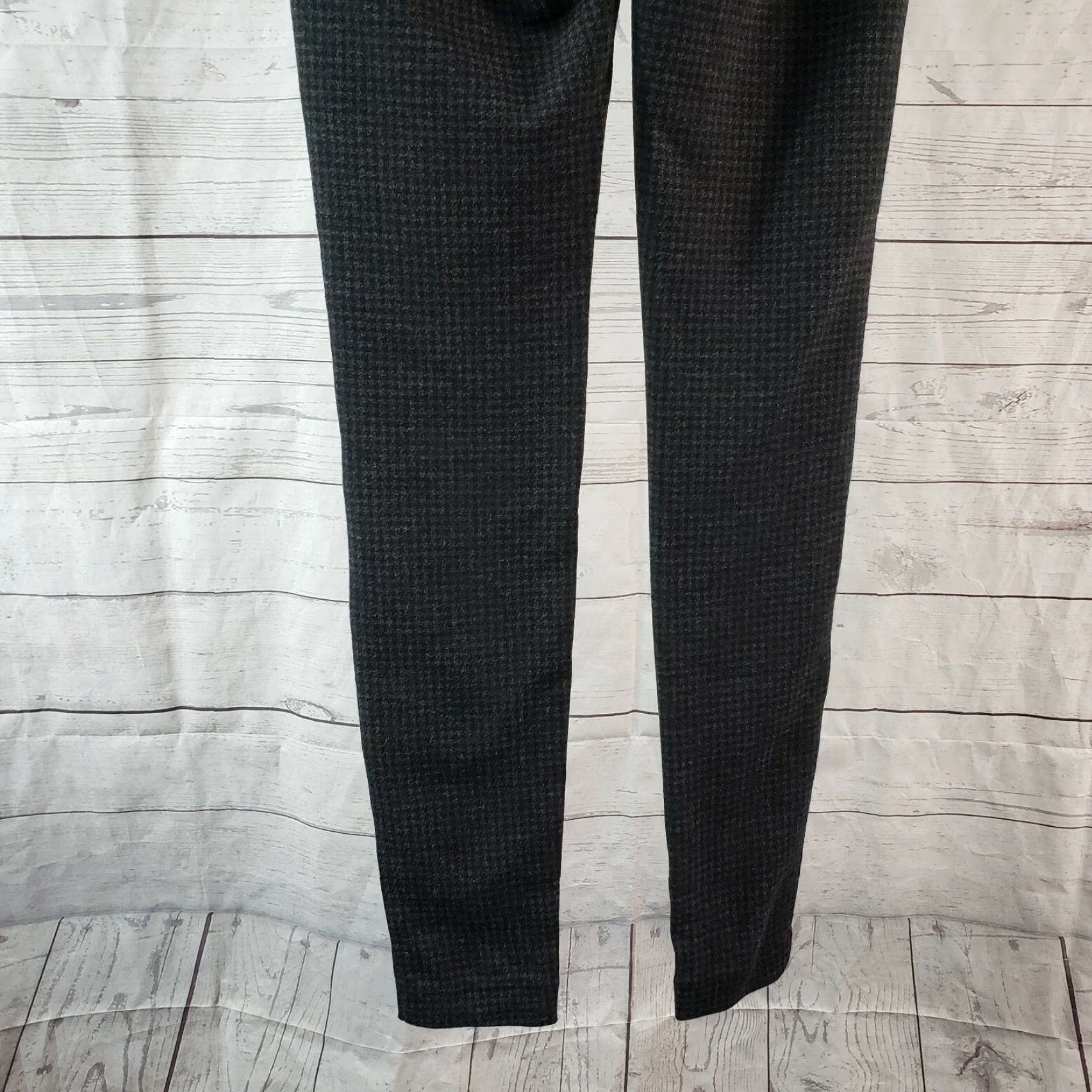 J. Jill J Jill Womens Ponte Knit Leggings XS Black Houndstooth Mid Rise Leggings Womens XS Black Houndstooth Ponte Knit Size 26" / US 2 / IT 38 - 5 Thumbnail