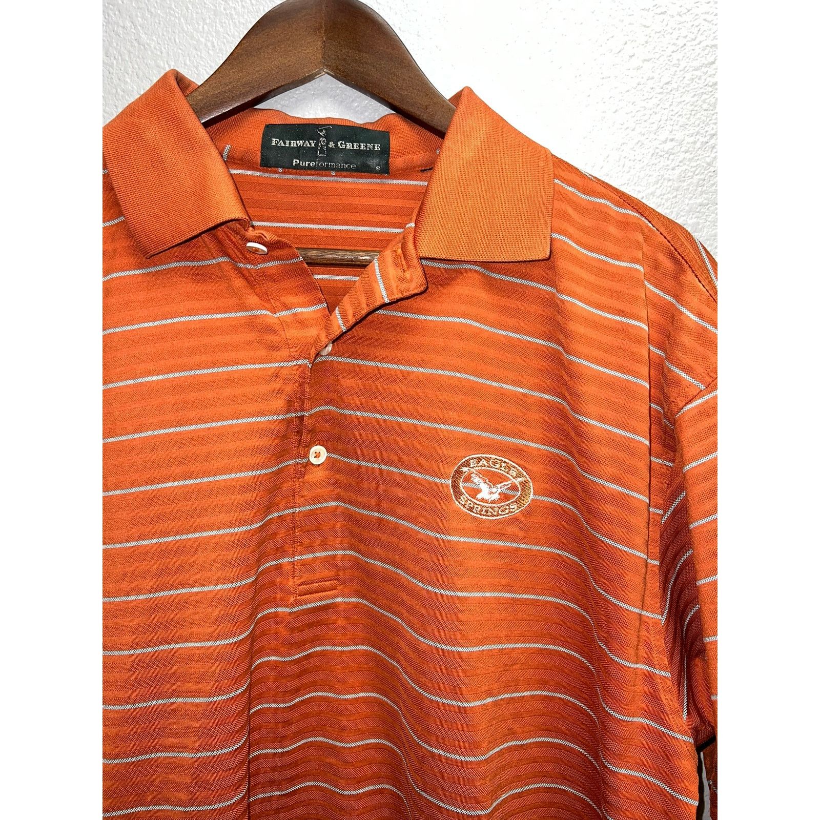 Vintage Vintage Fairway & Greene Polo Shirt Eagle Springs Golf XL Size US XL / EU 56 / 4 - 2 Thumbnail