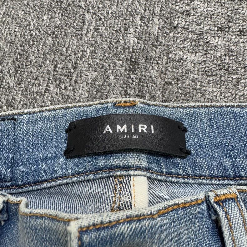 Amiri Amiri Ink Vintage Destroyed Denim Pants Size US 30 / EU 46 - 4 Thumbnail