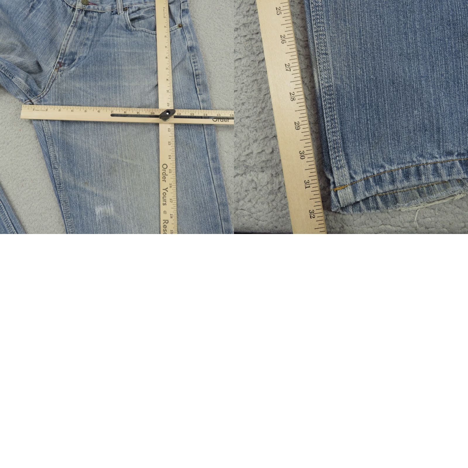 Vintage VINTAGE Artful Dodger Jeans Mens 38 Baggy Grunge Skater Embroidered 10 Leg Opening Pipes Denim 5-Pocket Design Blue Cotton Size US 38 / EU 54 - 10 Thumbnail