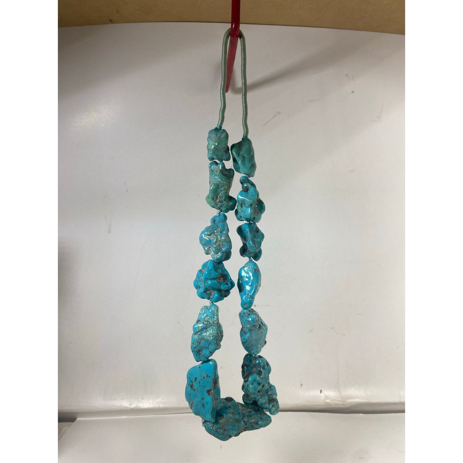 Other Large Turquoise Nugget Necklace Chunky Gemstone Jewelry Size ONE SIZE - 1 Thumbnail