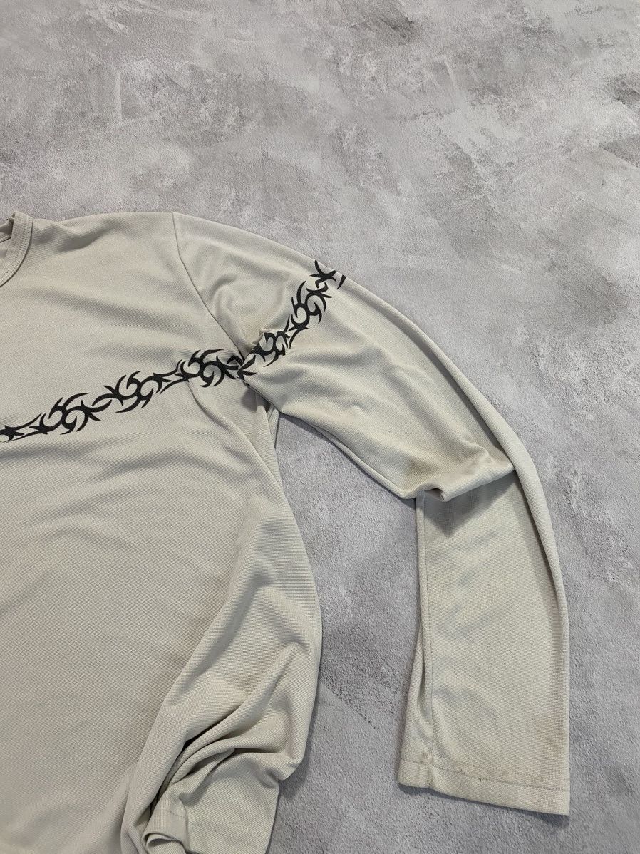 Japanese Brand 🩶 Vintage Long Sleeve Y2K Rave Style Gang t shirt Size US XL / EU 56 / 4 - 4 Thumbnail