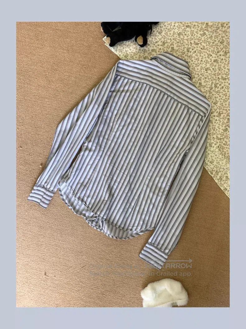 Vivienne Westwood Vivienne Westwood Striped Shirt Vintage Used Size M / US 6-8 / IT 42-44 - 2 Thumbnail