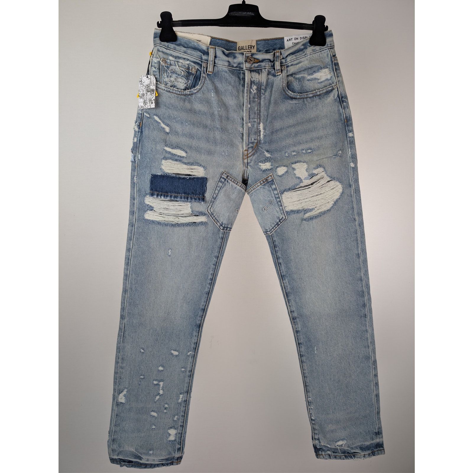 Gallery Dept. o1rshd1 Size: 32 x 32 / Bowery 5001 Straight-Leg Denim Jeans Size US 32 / EU 48 - 10 Thumbnail