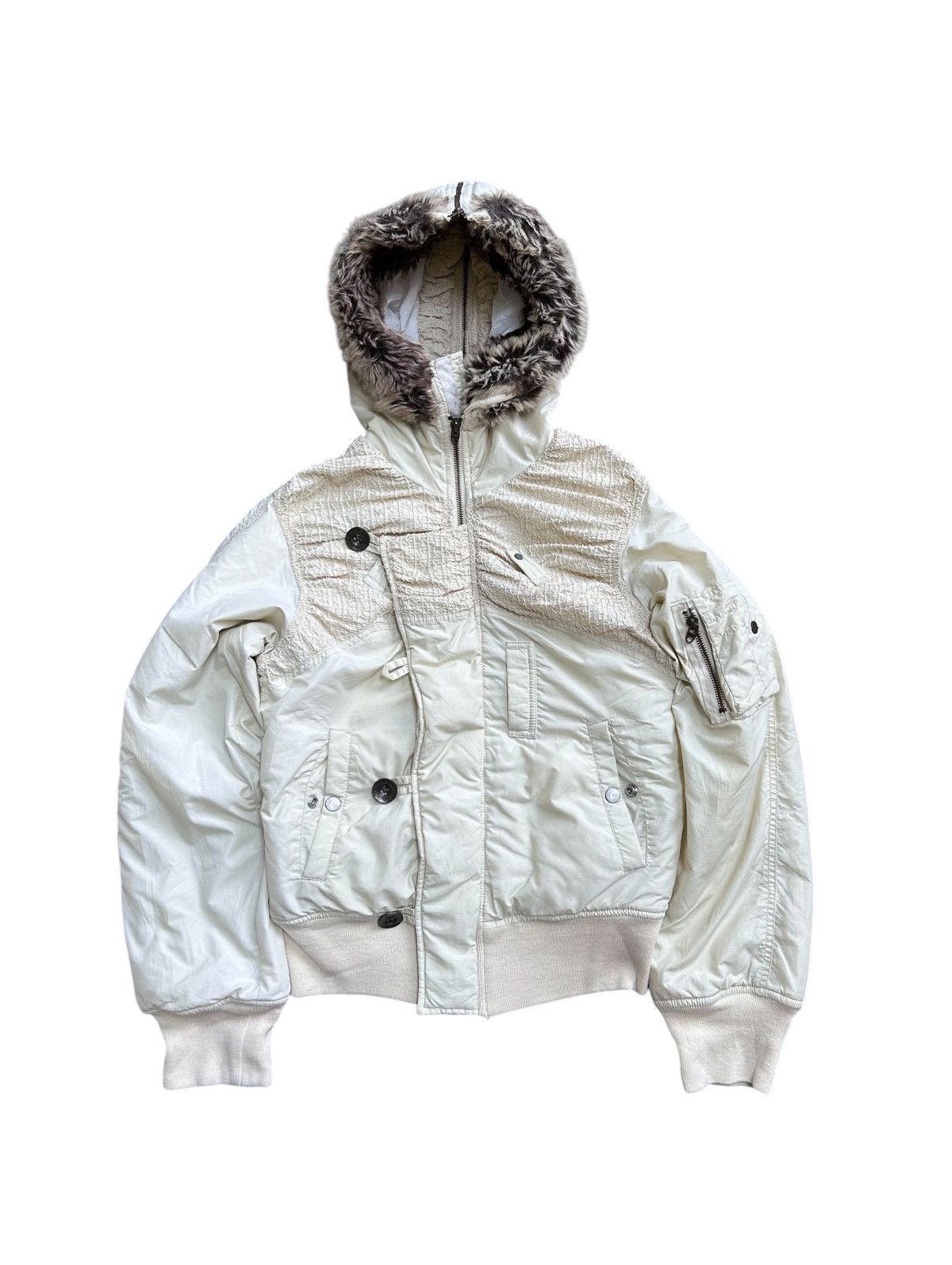 Vintage Diesel Jacket Fur | Grailed