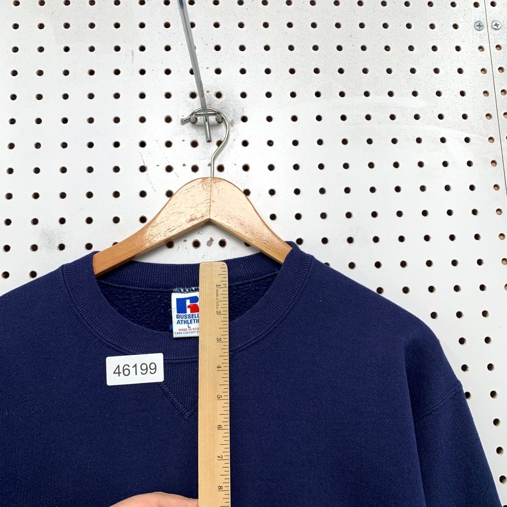 Russell Athletic Vintage Russell Athletic Sweatshirt Mens L Blue Fleece Crewneck Made USA 90s Size US L / EU 52-54 / 3 - 7 Thumbnail