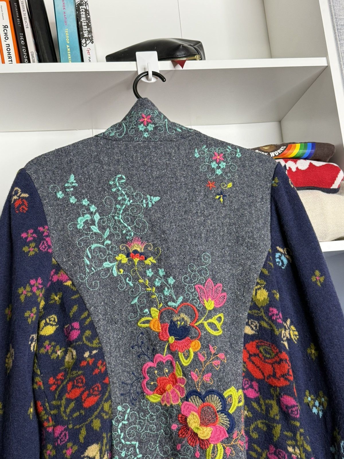 Other Ivko? Floral pattern wool knit womens cardigans Ivko style Size L / US 10 / IT 46 - 11 Thumbnail