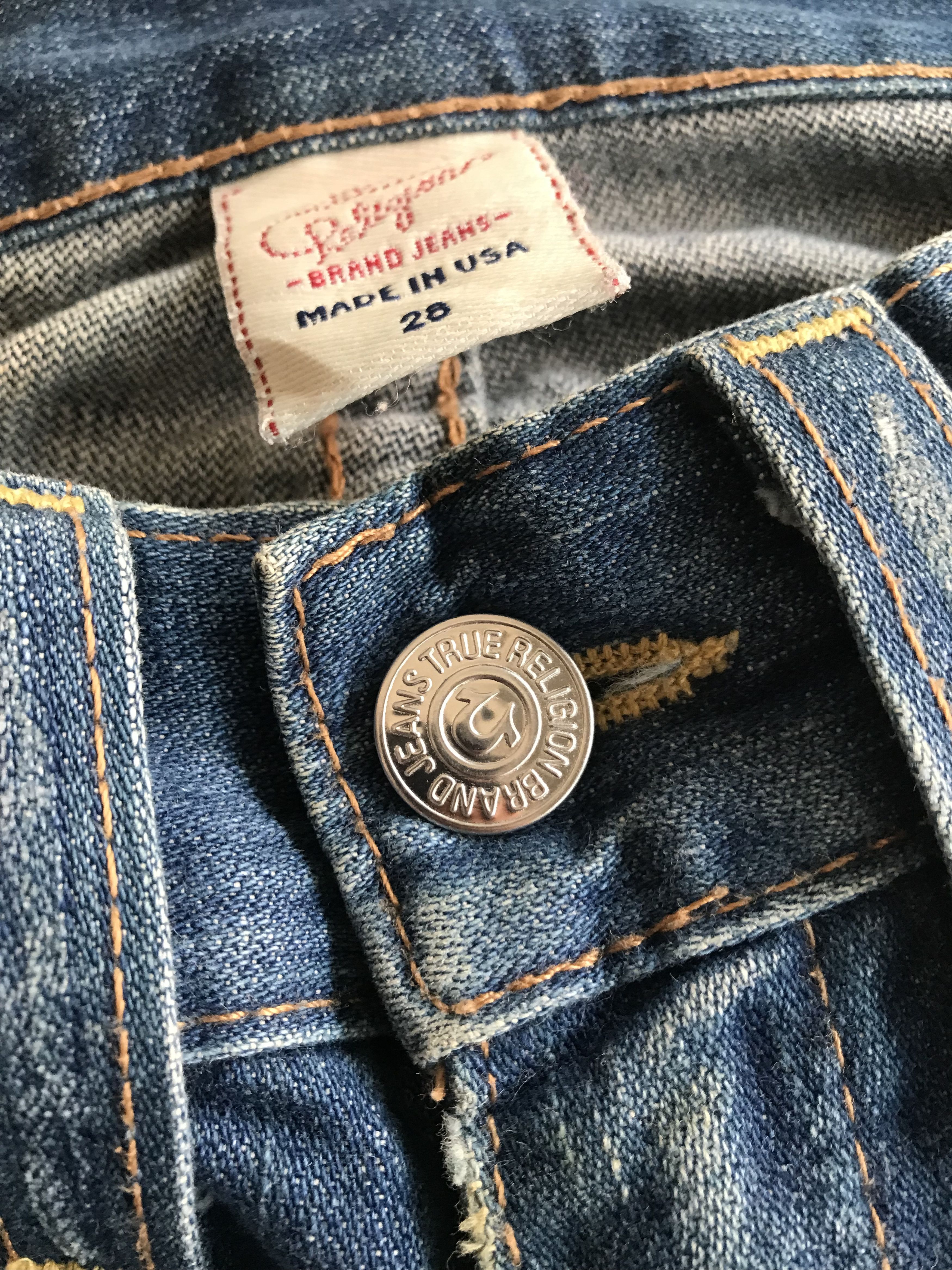 True Religion × Vintage True Religion Distressed Flared Size US 29 - 7 Thumbnail