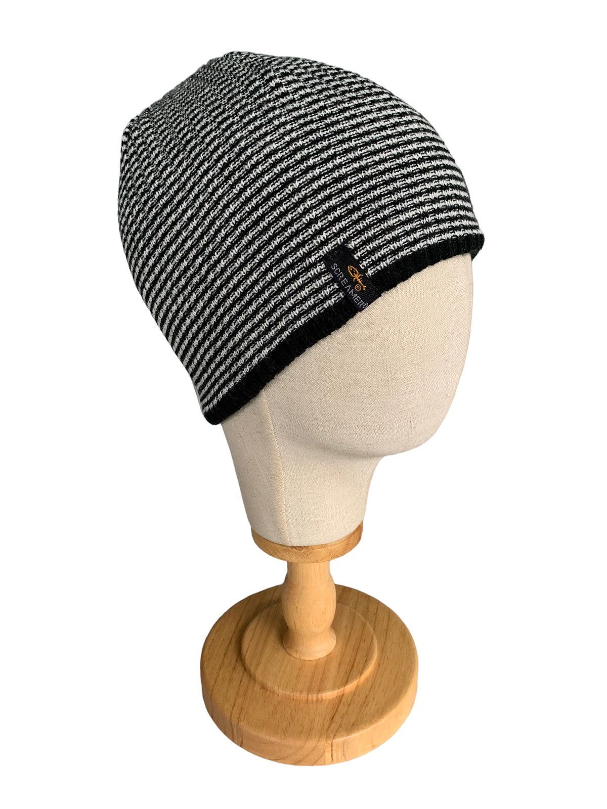 Japanese Brand × Vintage Screamer Stripes Reversible Rare Beanie Hats Size ONE SIZE - 6 Thumbnail