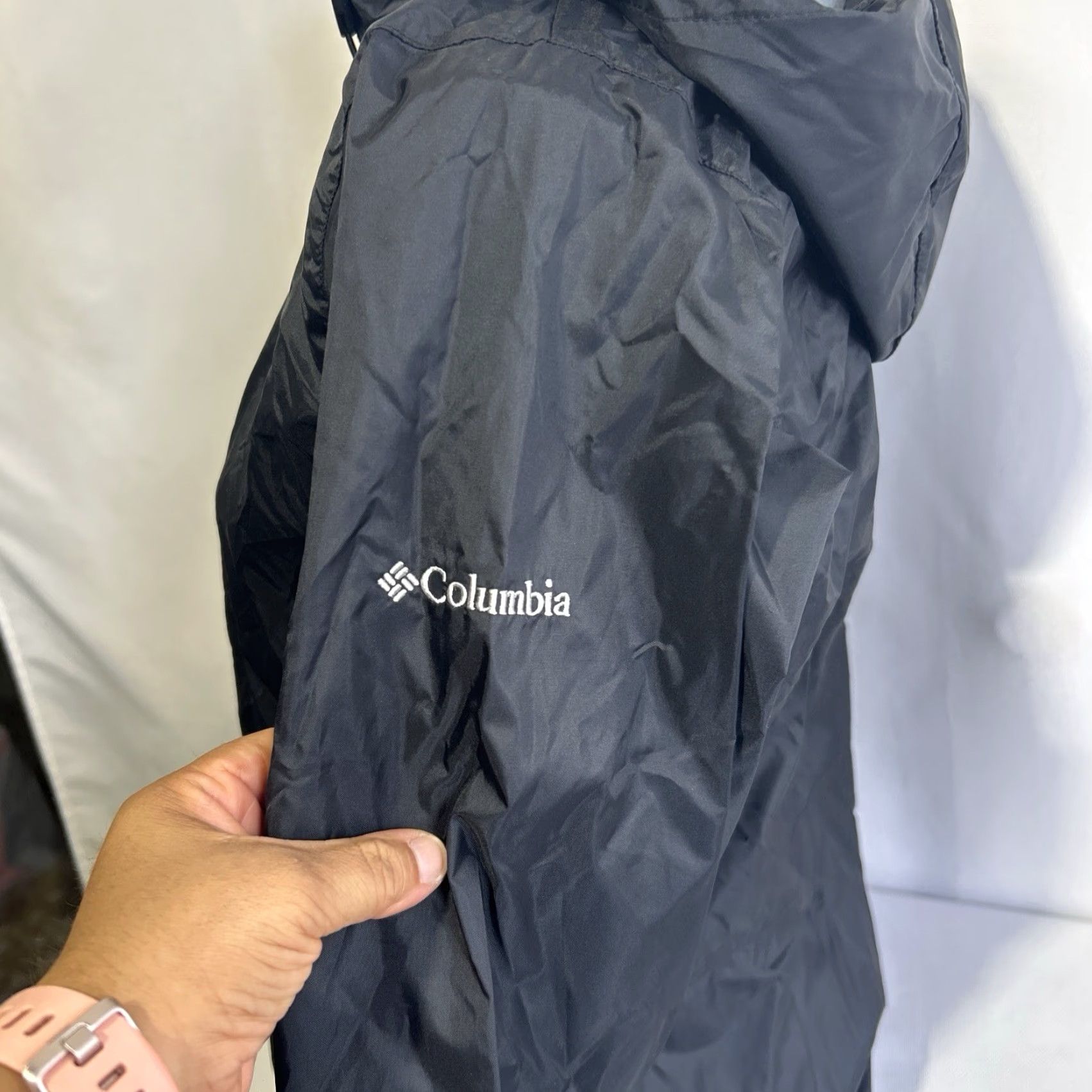 Rains Columbia Rain Jacket Hooded Women S Small Black Coat Coat? Size S / US 4 / IT 40 - 5 Thumbnail