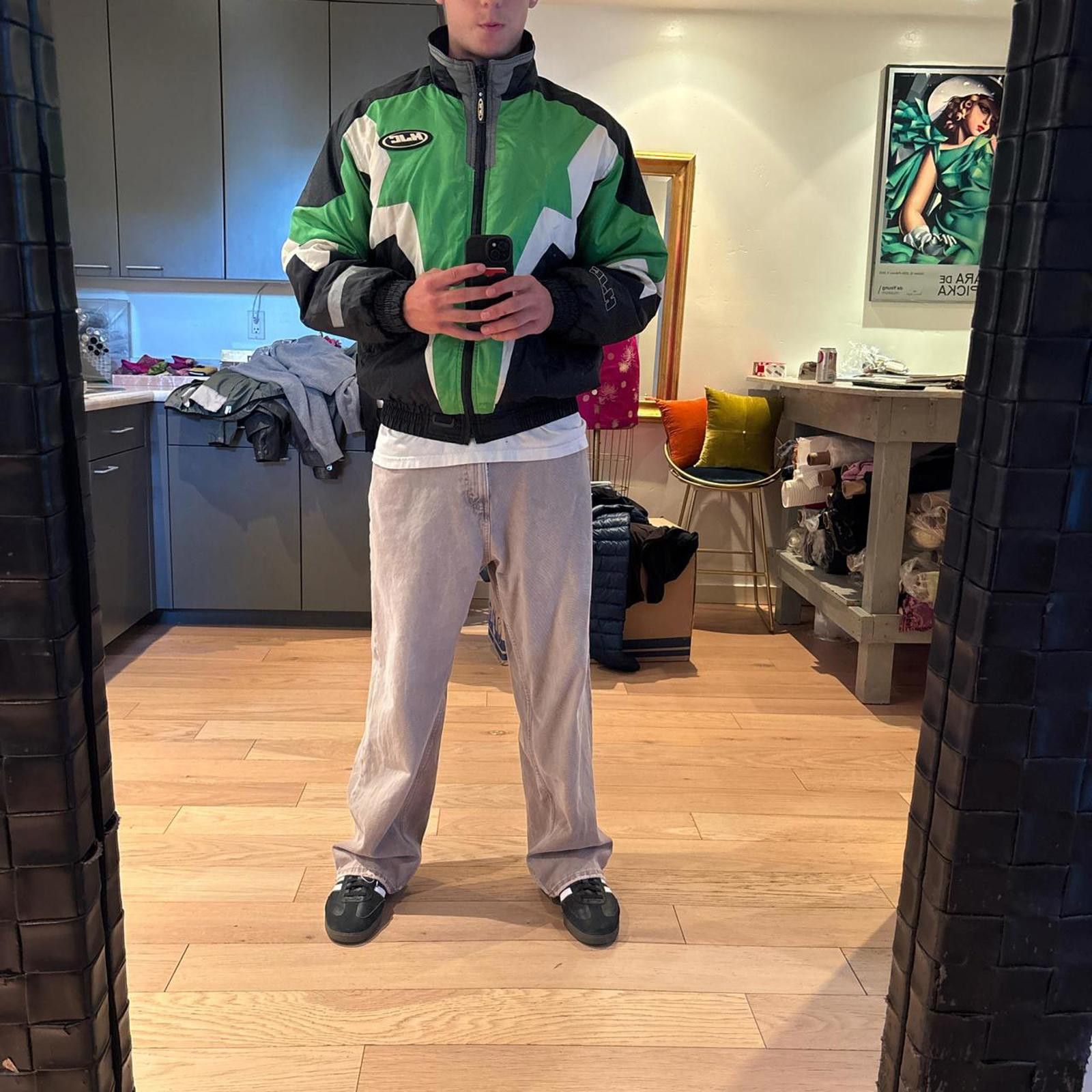 Designer HJC vintage motosport jacket Size US M / EU 48-50 / 2 - 1 Thumbnail