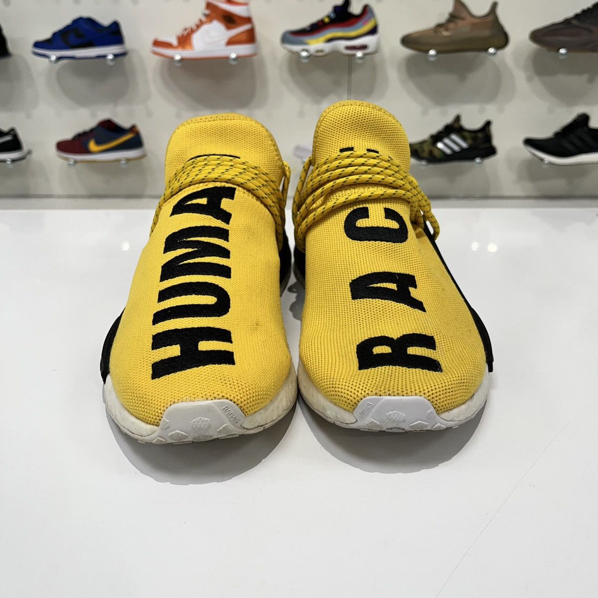 Adidas × Humanrace × Pharrell Adidas NMD HU Pharrell Human Race Yellow Size US 9.5 / EU 42-43 - 8 Thumbnail