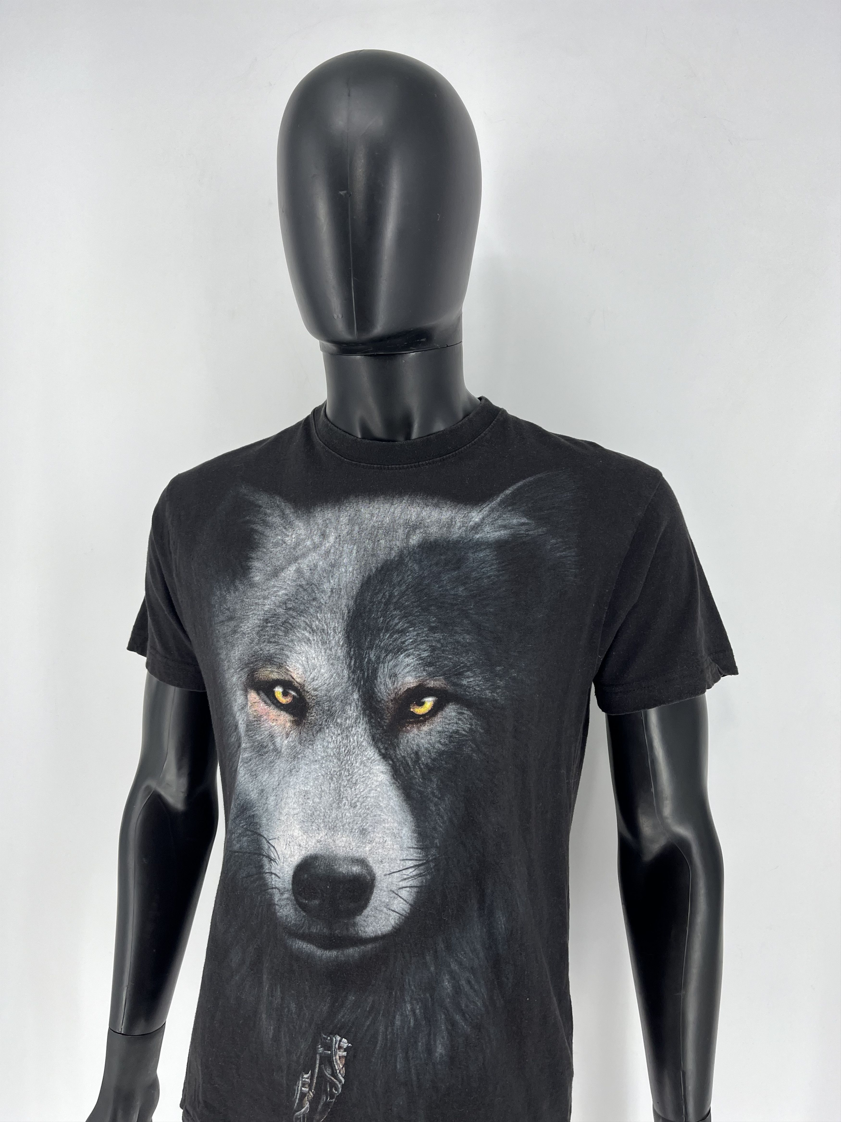Band Tees Vintage 90s Wolf Face Boxy Fit Tee Toys Rock Spiral Size M Size US M / EU 48-50 / 2 - 4 Thumbnail