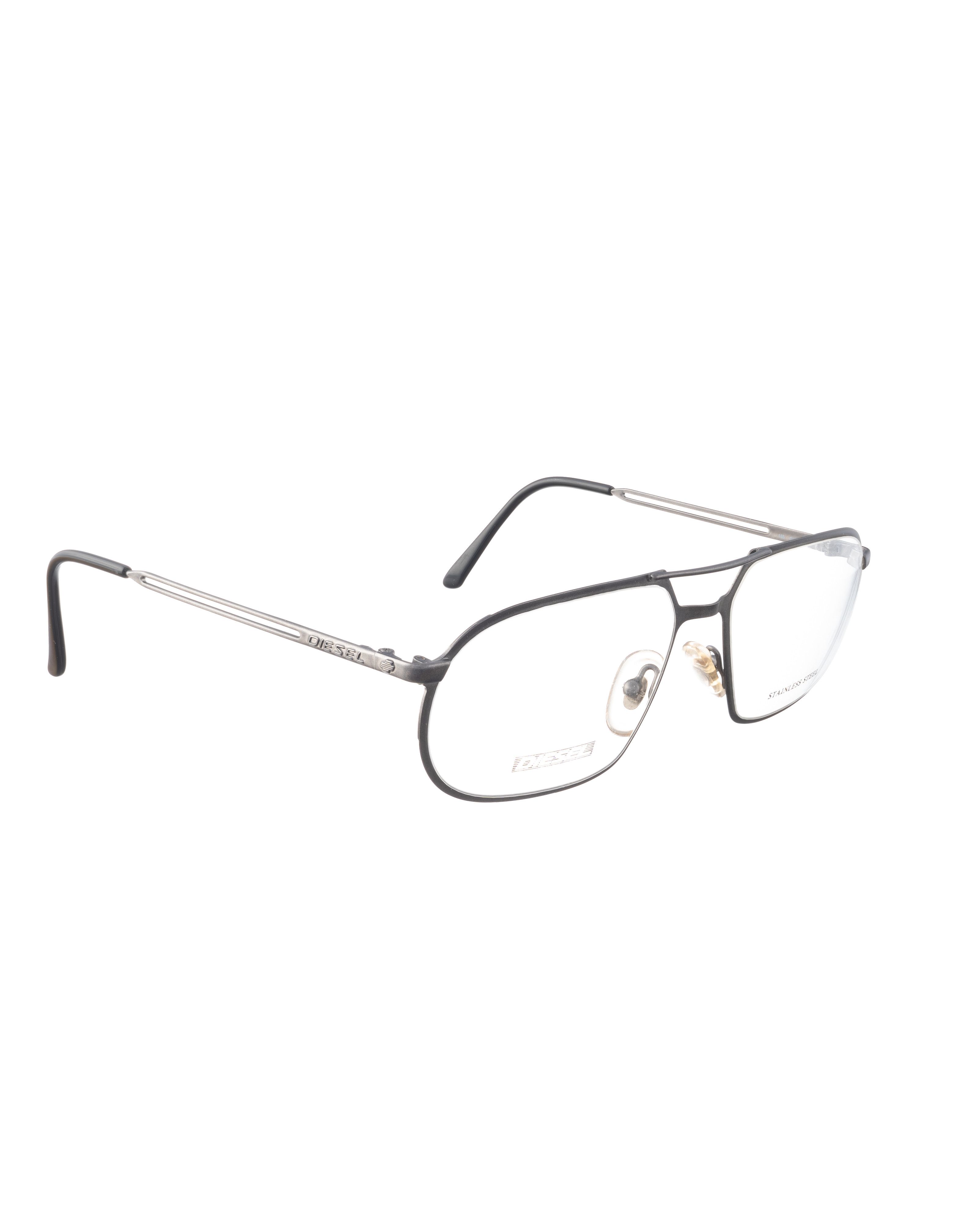 Diesel Diesel 00s Aviator Oversize Metal Dark Grey Glasses Size ONE SIZE - 2 Thumbnail