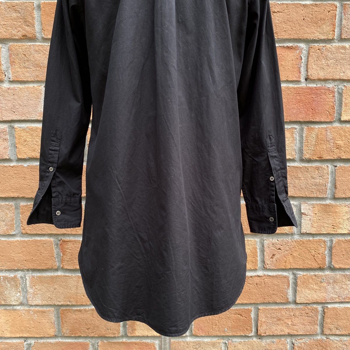Zucca ZUCCA Black Shirt Dress with Long Sleeves Size M / US 6-8 / IT 42-44 - 18 Thumbnail