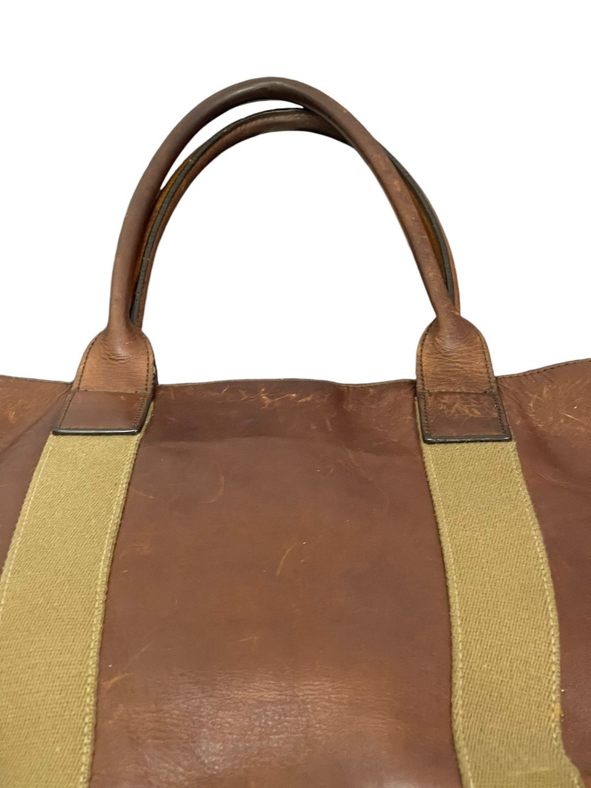 Japanese Brand Full Leather Patina Sazaby Japan Tote Shoulder Bag 1🟩1 Size ONE SIZE - 18 Thumbnail