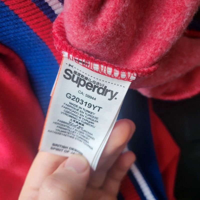 Superdry superdry hoodie red vintage crewneck y2k Size US S / EU 44-46 / 1 - 6 Thumbnail