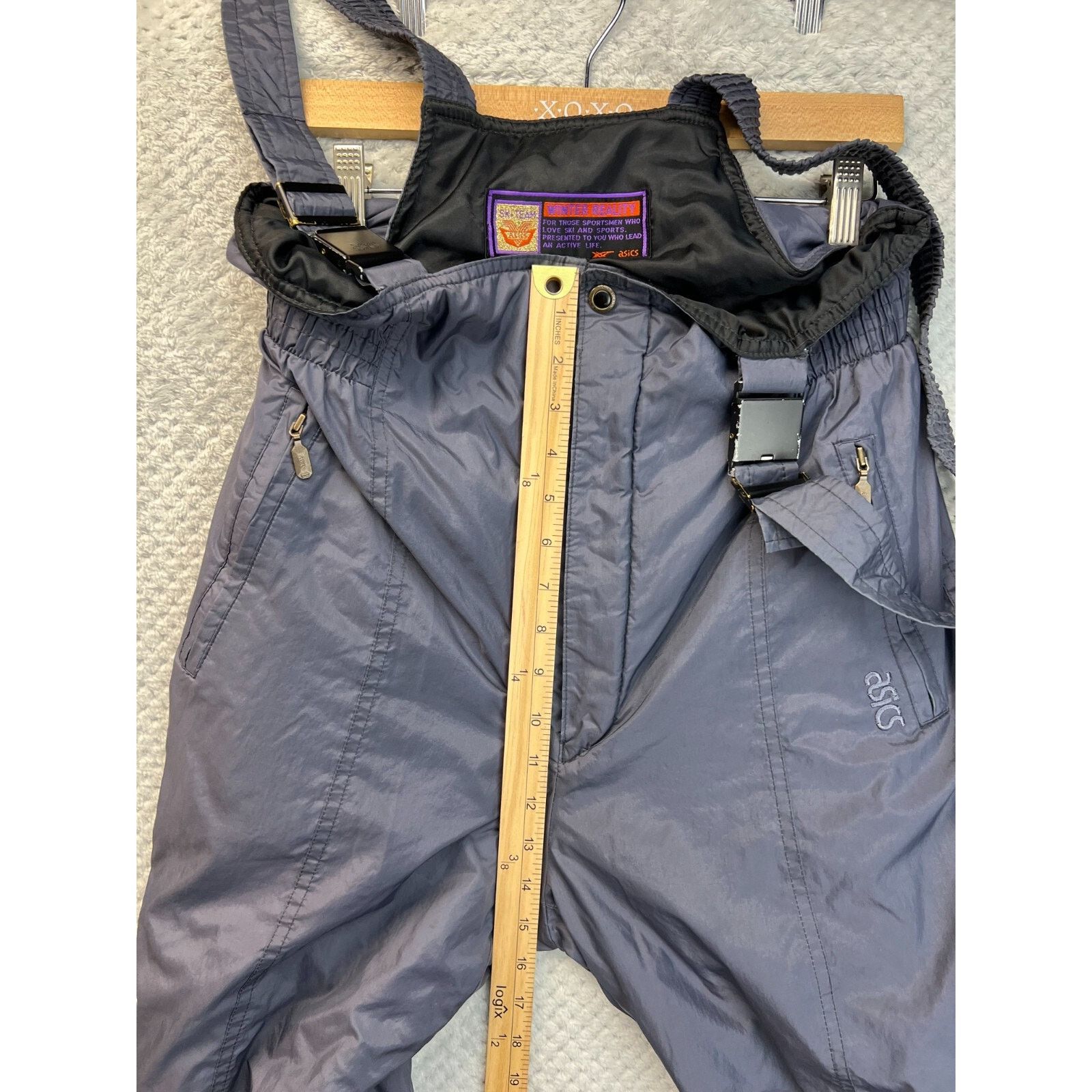 Asics VINTAGE Asics Mens Ski Team Snow Bib Size Large Insulated Size US 38 / EU 54 - 19 Thumbnail